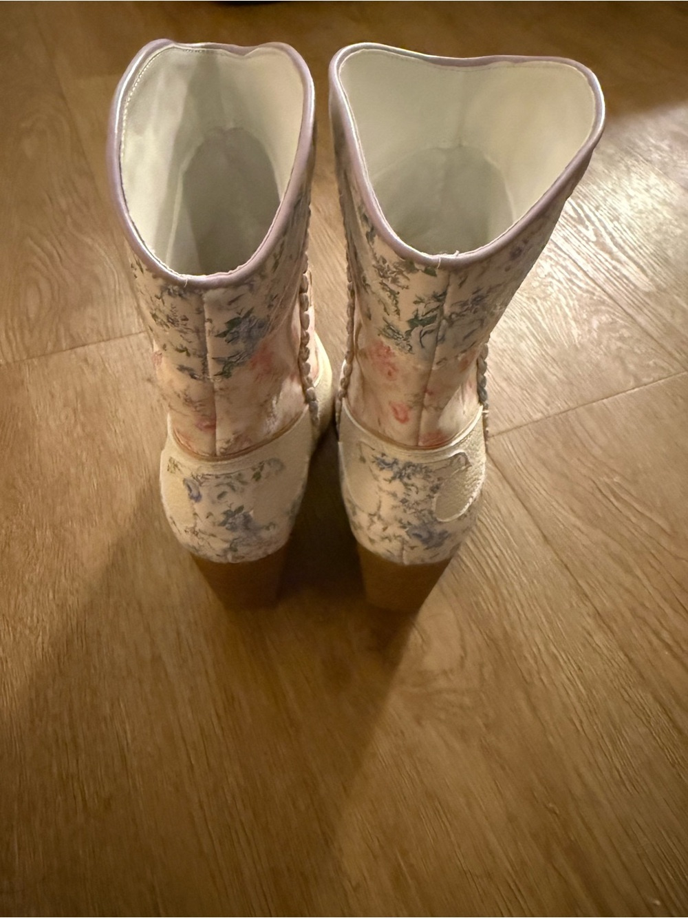 Women's Cream Western Floral Ankle Boots from Altar’d State - Picture 3 of 8